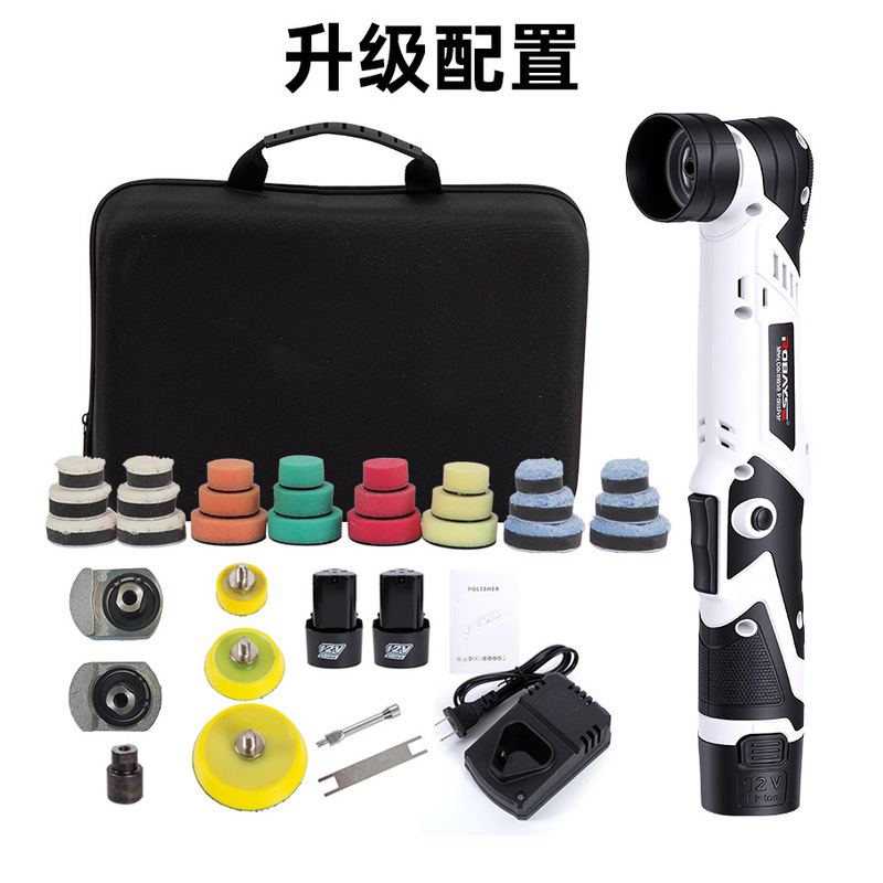 12V Wireless Mini Lithium Battery Polishing Machine for Car Detailing, 6-Speed Adjustable Multifunctional Handheld Detailing Brush Machine 12V Wireless Mini Lithium Battery Polishing Machine for Car Detailing, 6-Speed Adjustable Multifunctional Handheld Detailing Brush Machine