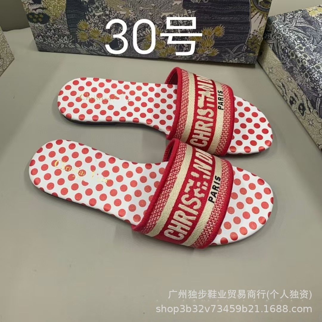 Zapatillas de piso plano de moda versátiles en forma de una forma D clásica transfronteriza adecuada para extranjeros no molestes nacionales image 36
