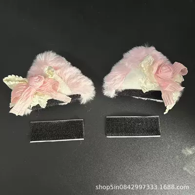 Vehicle Helmet Decoration, Motosiklet dəbilqələri - pink-cute-cat-lolita