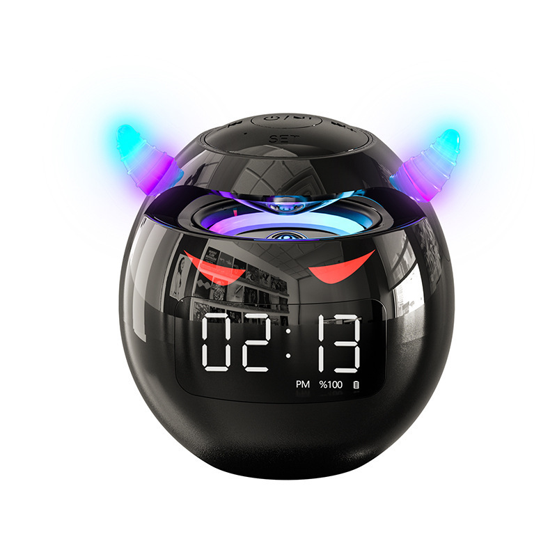 工場プライベートモデル P6G9T1 Bluetooth スピーカー時計デュアルアラーム AI インテリジェント音声多機能オーディオギフト卸売|undefined