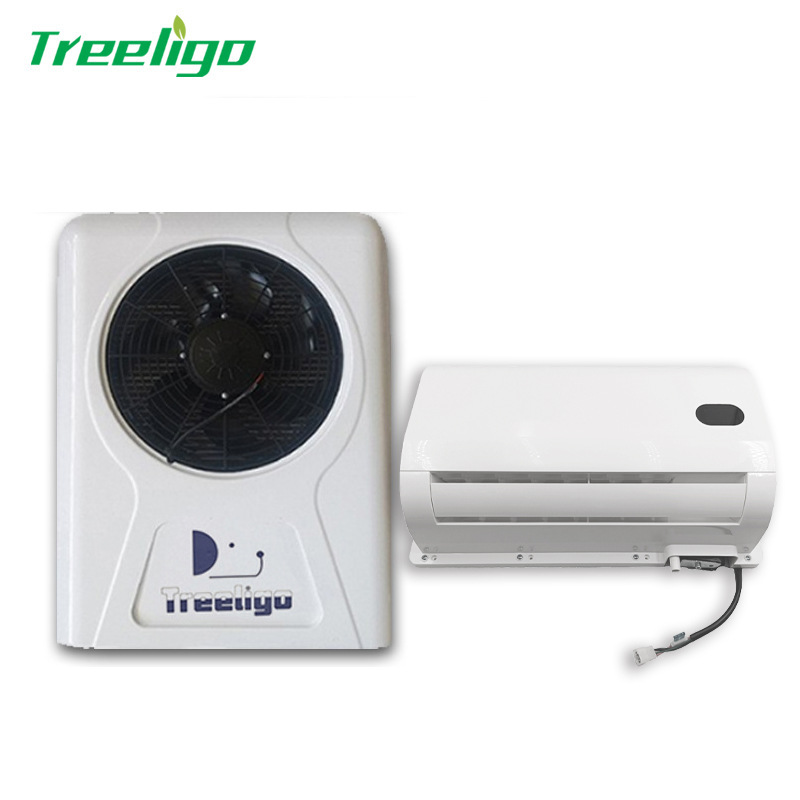 Camión de aire acondicionado colgando 24V modificado split refrigeración Aire Acondicionado portátil RV eléctrico comedor coche 12V camión aire acondicionado