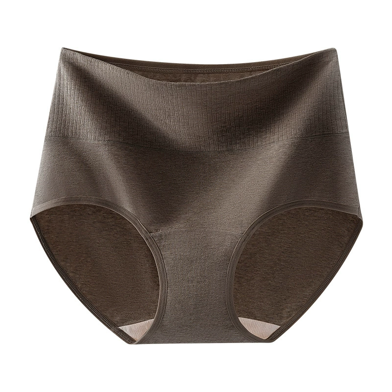 underwear, cotton trousers, long waist belt, pants, high waist, плюс размер