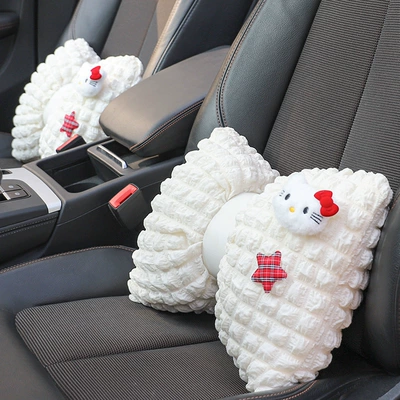 Headrest Girls, Cute Car Cushion, Interior - 2-lumbar-supports