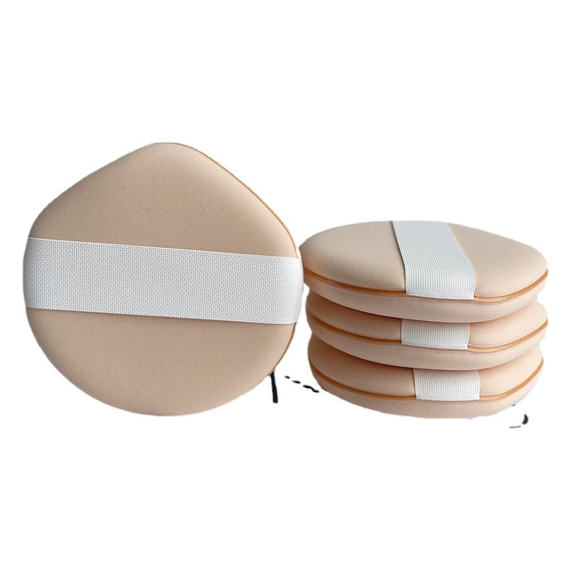 Двусторонняя shufulei Rubycell воздушная подушка слойка для пудры Влажная и сухая тональная жидкость специальная пуховка для пудры Большая заостренная пуховка для пудры