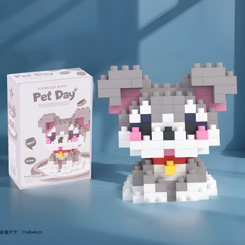 レゴビルディングブロック、小さな粒子ビルディングブロック、ステッチ漫画ブラインドボックスビルディングブロック、男の子と女の子向けの子供用知育玩具と互換性があります。|undefined