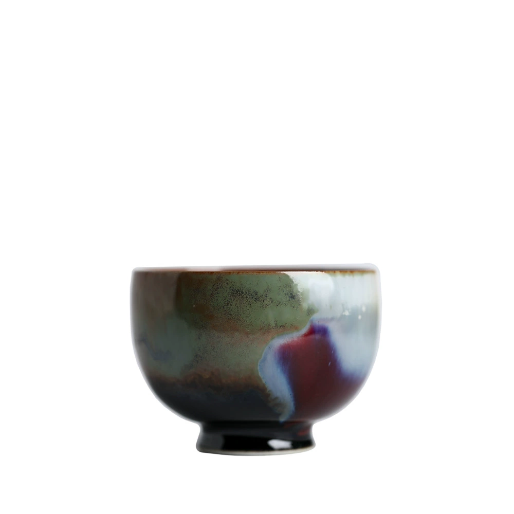极光郎红窑变主人杯景德镇茶盏手作茶杯个人专用陶瓷茶具品茗杯