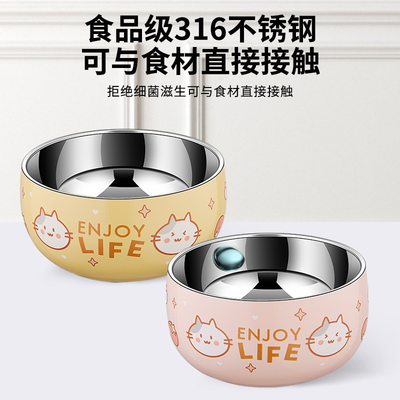 Cartoon children's soup bowl stainless steel for kindergarten for…