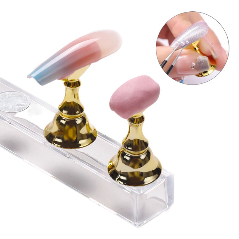 Herramientas de práctica de manicura de suministro directo transfronterizo 96 tabletas/paquete de arcilla de uñas pieza de barro sin costuras plastilina arcilla universal fija