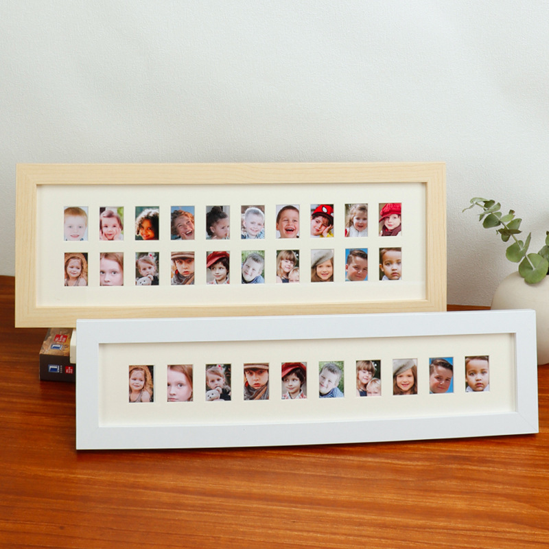 Children's Growth Record Photo Frame Student ID Photo Baby One 1-inch Children's Time Album Memorial Table