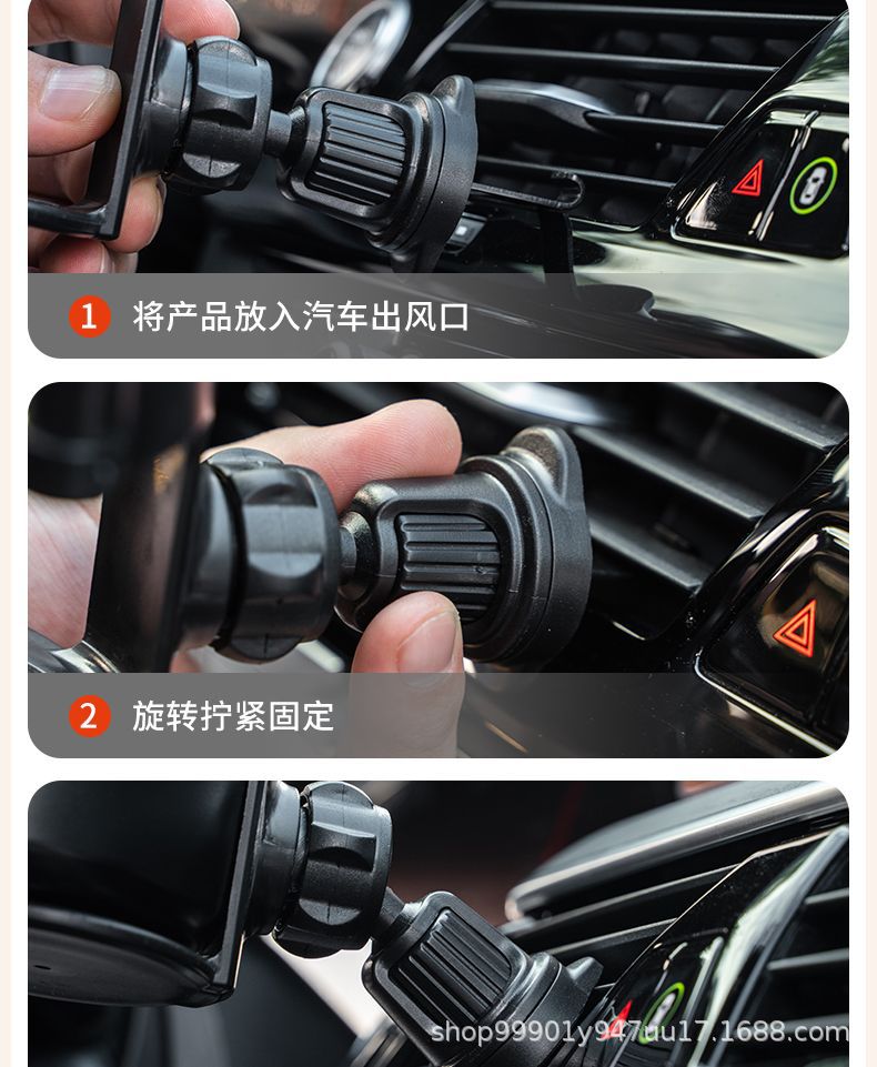 Car-Mounted Water Cup Holder, Car Air Vent, Car Air Conditioning Ashtray Fixed Bracket, In-Car Water Bottle Dedicated Hanging Type