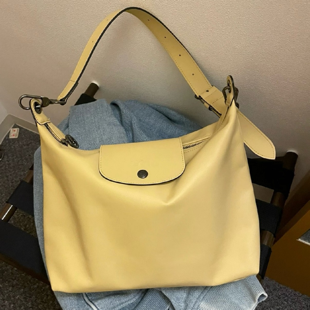 Longjia New Hobo Cowhide Underarm Bag For Women Large Capacity Commuter Tote Soft Leather Handbag Shoulder Crossbody Bag - Thumbnail 4