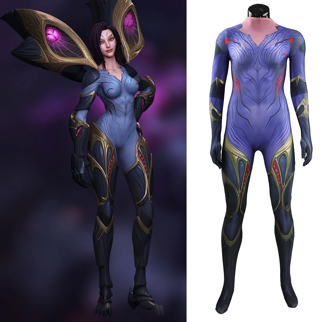 英雄联盟原皮卡莎万圣节League of Legends妖姬乐芙兰动漫cosplay
