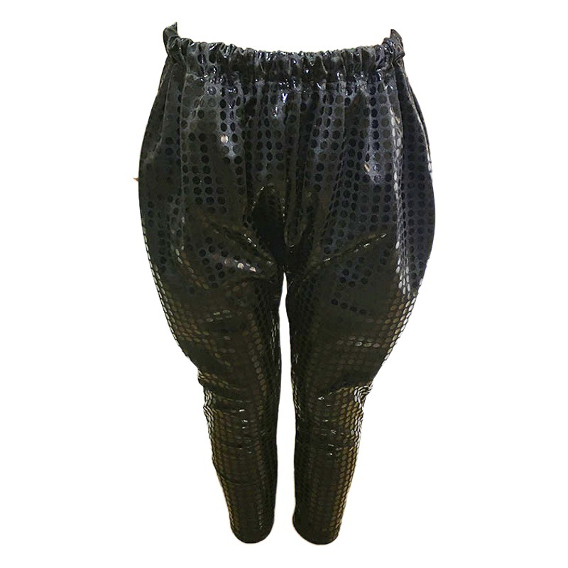 Adultos traje de los niños de lunares lentejuelas rábano Pantalones harén pantalones hip hop pantalones holgados para niños y niñas