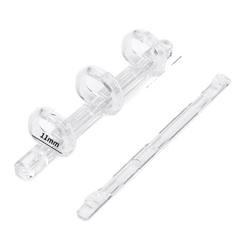 3 abrazadera de agujero abrazadera de anillo de hoja A5 abrazadera de tijeras bobina de plástico de encuadernación de suministros de oficina hoja de hoja