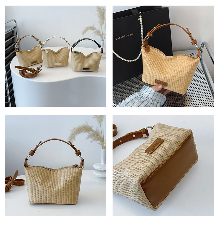 Summer niche underarm bag for women, 2025 new retro and fashionable handbag, versatile single-shoulder crossbody bucket bag undefined