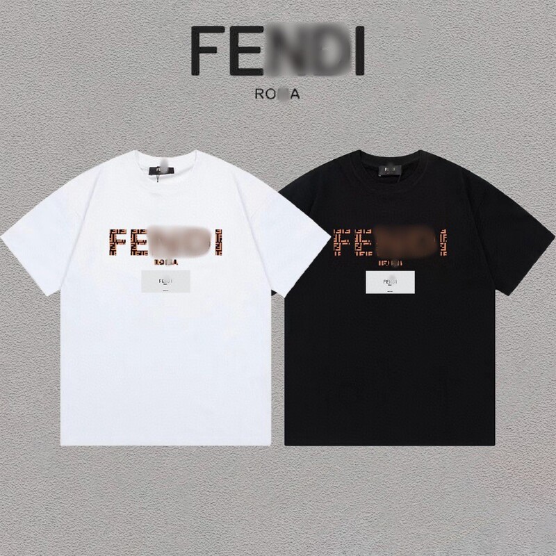 2025 Fenjia Trendy Brand Letter Printed Cotton Short-Sleeved T-Shirt Women's Summer New Half-Sleeved American High Street Top