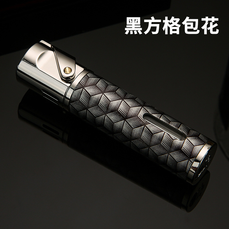 Baicheng 防風パーソナライズされたクリエイティブな耐久性のあるライターインフレータブル葉巻灸特別な点火装置タバコとお香の点火に不可欠|undefined