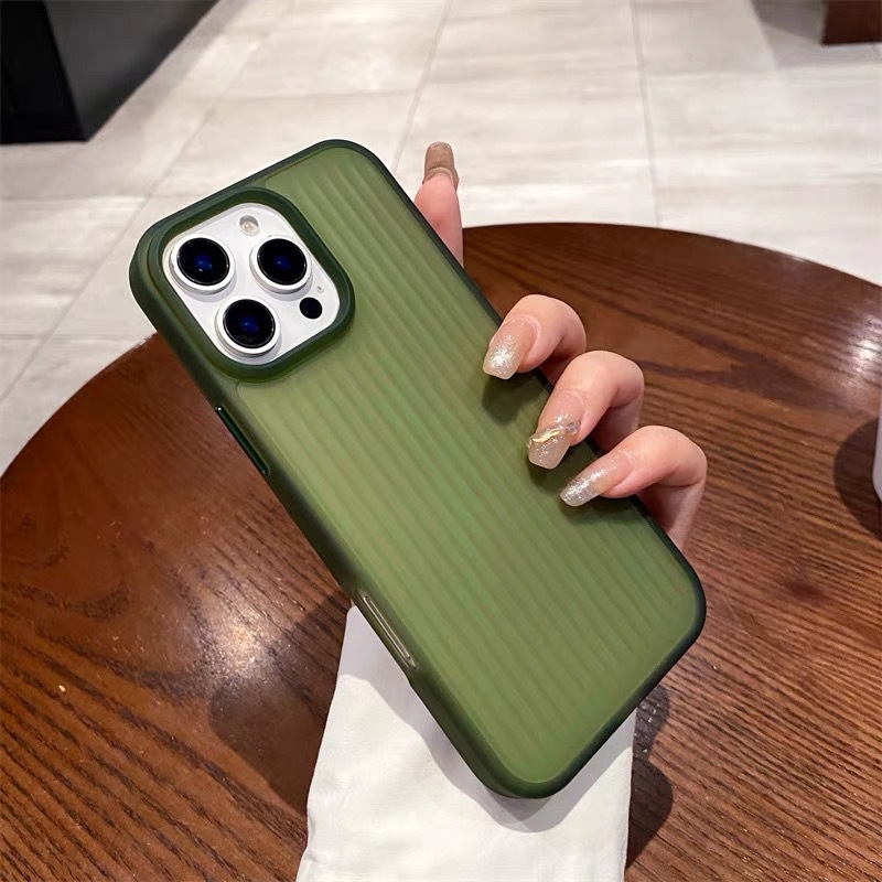 琥珀色の波型磁気吸着式iPhone17promax用スマホケース、凹凸感のある光格子保護カバー、Apple15対応|undefined