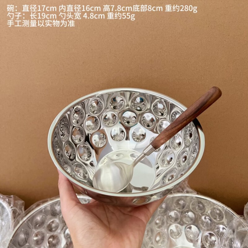 316不锈钢沙拉料理盆碗盆洗菜和面打蛋家用厨房凉拌烘焙碗备菜碗|undefined