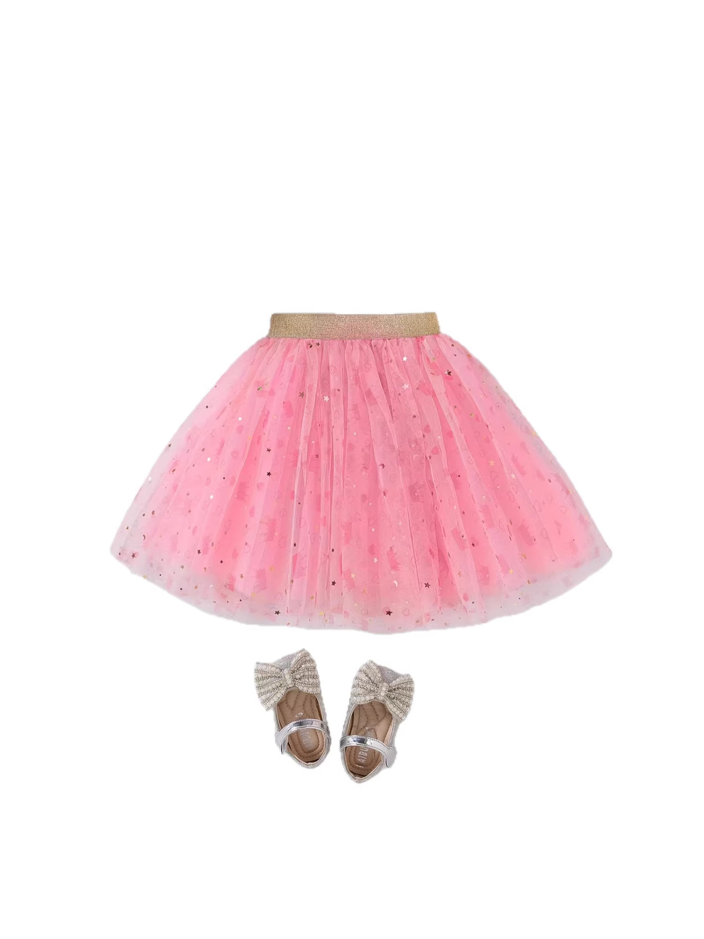 Niñas de mitad de cuerpo 2026 primavera y verano nuevo bebé corto de aire extranjero ropa de cama princesa para niños ropa de cama