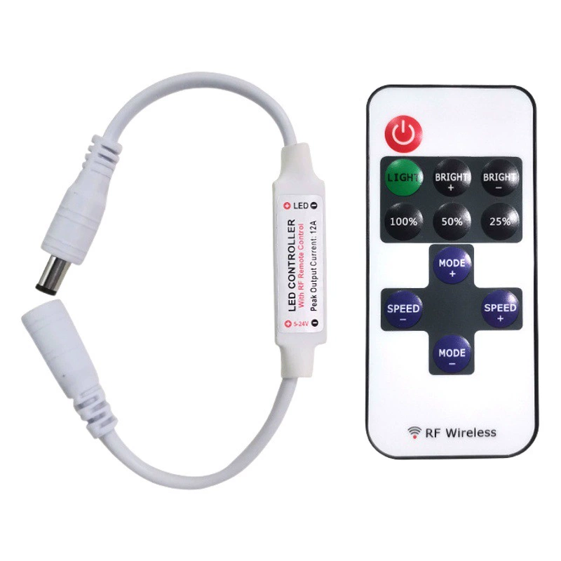 Трансграничный мини-11-клавишный светодиодный свет атмосфера монохромный диммер свет с контроллером лампы освещения костюм дистанционного управления