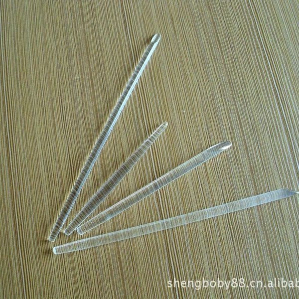 Acrylic white transparent organic glass brush for manicure