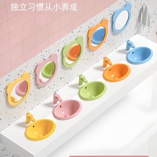 兒童陶瓷彩色台下台中盆幼兒園嵌入式16寸石下洗臉盆小孩洗手池台