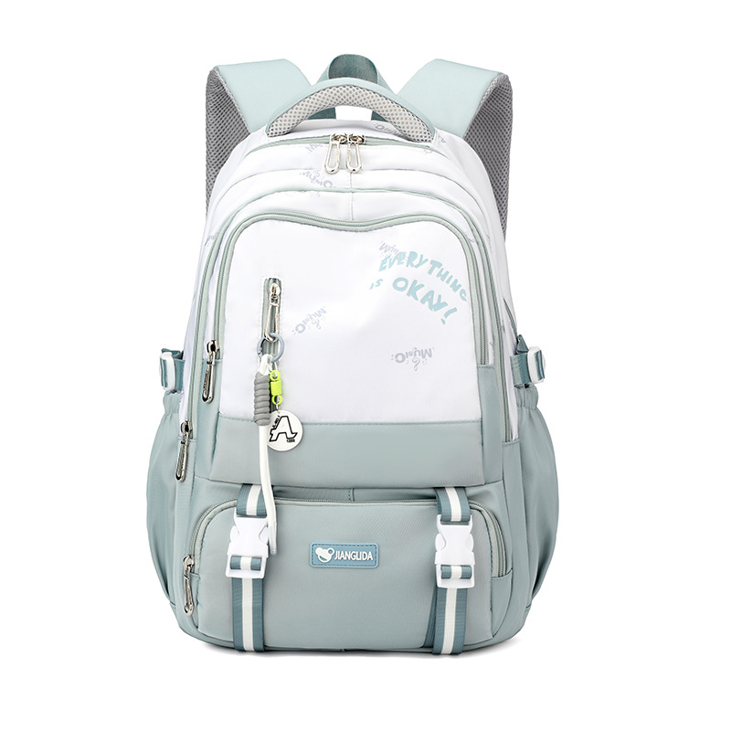 Mochila escolar Jianglida de gran capacidad para estudiantes de secundaria y preparatoria, mochila japonesa ligera de estilo coreano para estudiantes universitarios, venta al por mayor de fábrica