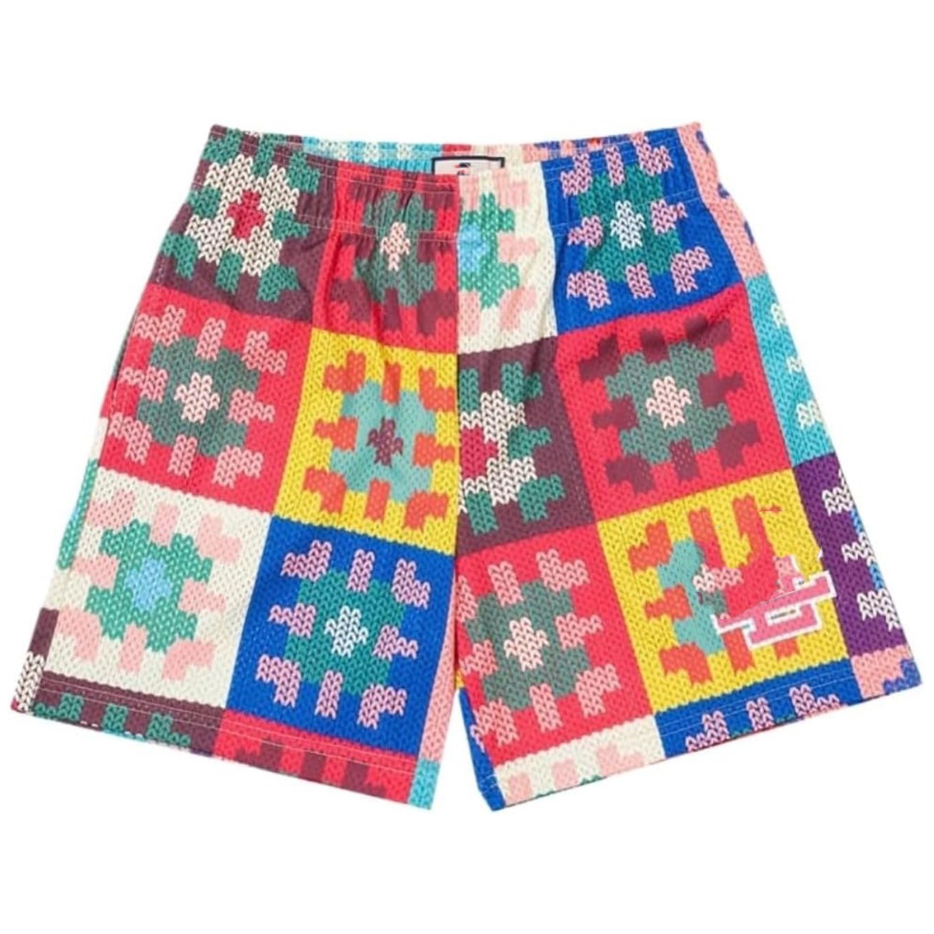 Pantalones deportivos estadounidenses para hombres y mujeres, pantalones de acondicionamiento de verano, pantalones de malla transpirables, sueltos, secos rápidos, pantalones de pareja.