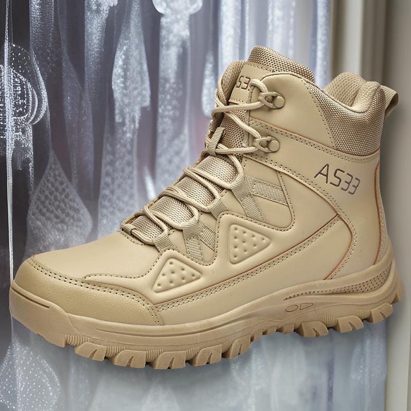 Neue Kampfstiefel, Herren-Campingstiefel, Militär-Trainingsstiefel, Herren-Wanderschuhe, Wüstenarbeitsstiefel, Herrenschuhe_voghion.com
