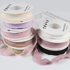 Pleated lace fishtail yarn ruffle flower packaging ribbon diy gift decoration material flower ribbon wholesale