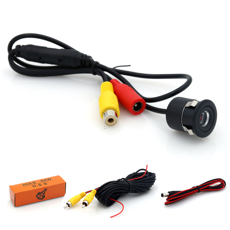 18.5 perforated CCD rear view camera mirror with ruler with flower head