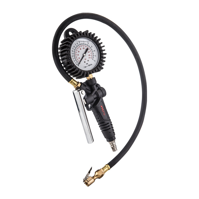 Pistola de presión de neumáticos personalizada manifiesta digital de neumáticos manómetro de neumáticos inflado herramienta de inflado para detectar manómetro de neumáticos manómetro