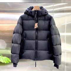 九江羽绒服跨境巴家正确版秋冬款保暖连帽外套白鸭绒羽绒夹克