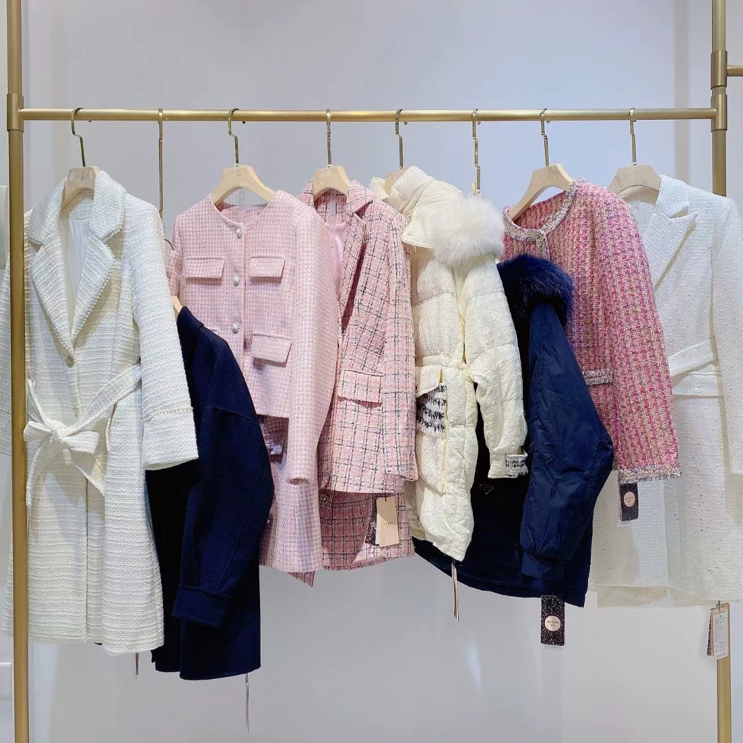 Легкий роскошный бренд маленький аромат головоломки 2022 зимнее платье пуховик бренд скидка женская одежда из первых рук