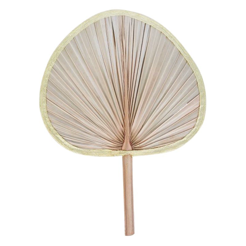 Летний портативный винтажный вентилятор PU ручной работы в китайском стиле детский бытовой классический банановый вентилятор Многофункциональный ручной работы вентилятор PU