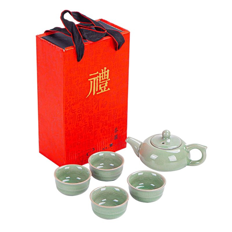 Venta directa de fábrica Ge horno Ru horno caja de regalo juego de té traje empresa actividades mano regalo Reunión Anual mano regalo logo