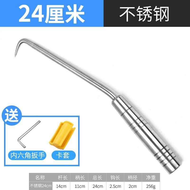 Gancho de Atar Rebar de Acero Inoxidable, Rotación Suave, Alta Resistencia para Construcción y Amarre de Varillas