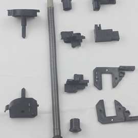 隐形磁条卷帘式纱窗维修更换配件塑料件套件铝合金框纱帘配件自装