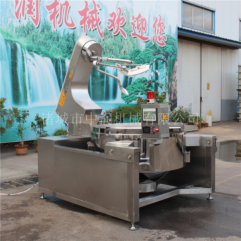 厂家供应 火锅底料搅拌炒锅 红油底料炒制机器设备