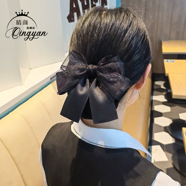 Headdress flower female professional nurse hair net work plate hair headdress stewardess work plate hair net pocket bank hair accessories hairpin