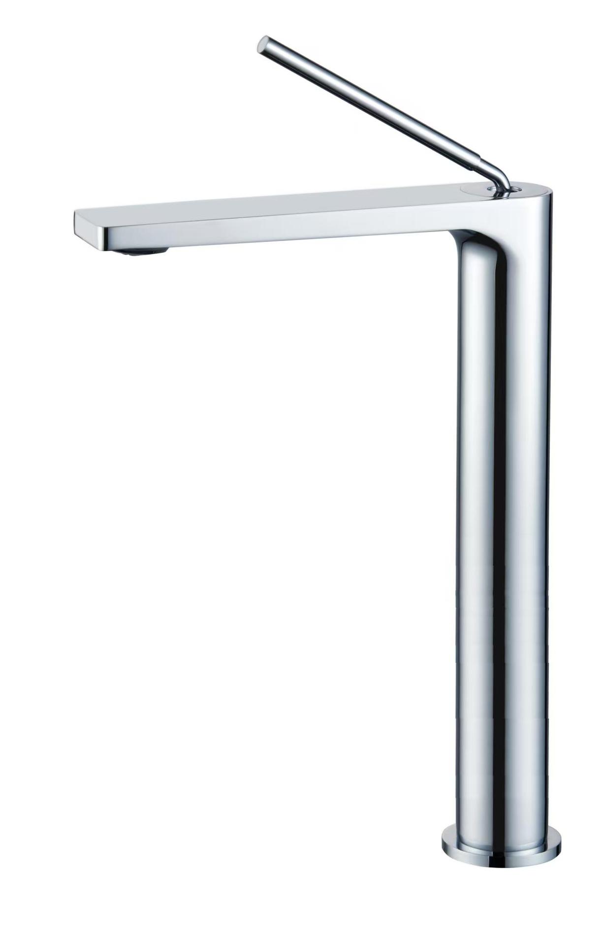All-copper washbasin faucet, hot and cold household bathroom, washbasin gun, gray all-copper washbasin faucet undefined