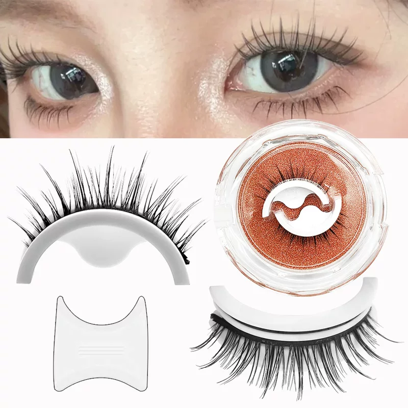Pack, self-adhesive three dimensional comfortable false eyelashes