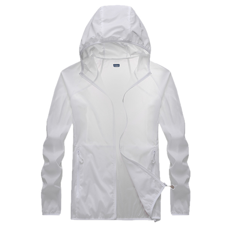Chaqueta Cortavientos de Protección Solar de Nylon con Protección UV para Pesca y Aire Libre