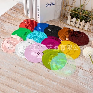 Factory supply 6PK end-opening spiral birthday party PVC spiral pendant PET holiday Whirlpool flower pendant