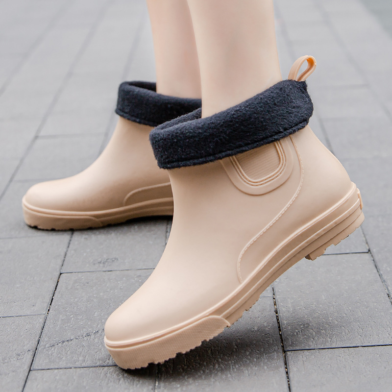 카키색 기모 안감