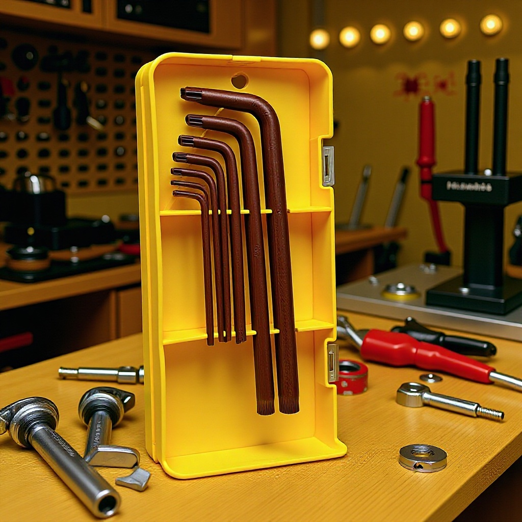 多功能内六花扳手套装内六角方板手9件套六棱扳子螺丝刀组合自动