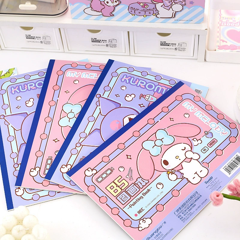 Детская книжка с картинками Sanrio для младших школьников, художественный маркер, увеличенная толщина