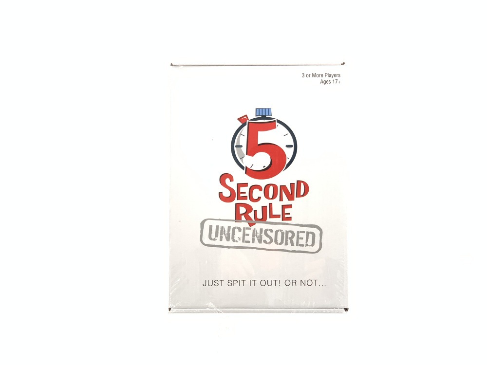 Party Game 5 SECOND RULE UNCENSURED Grappig entertainment Kaart 5 seconden spel SPUIT HET UIT_voghion.com
