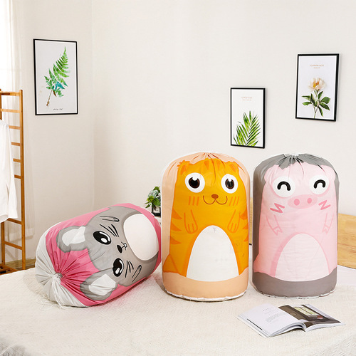 Factory goods moving packing bag finishing bag Big Mac large storage bag dirty clothes basket quilt linen bag storage basket